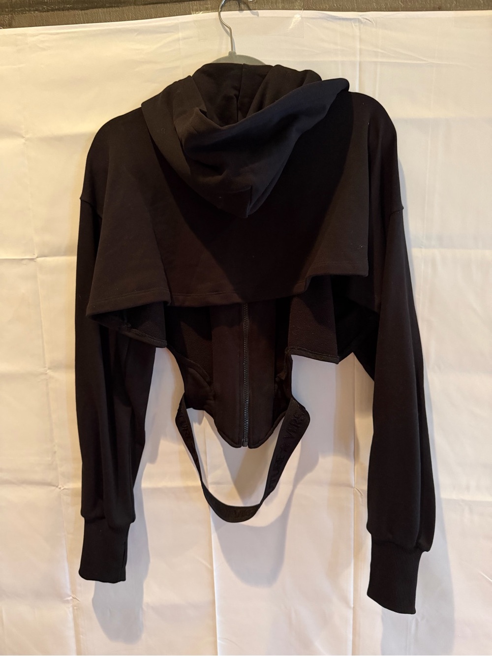 Versace Jeans Couture terry zip up hoodie with Embroidered Logo Black - Picture 4 of 7